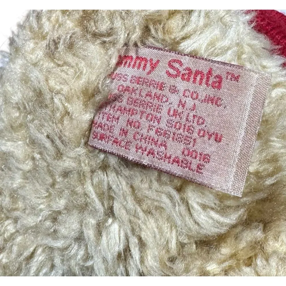 Vtg Russ Avon Bear Collection Sammy Santa Teddy Christmas 9